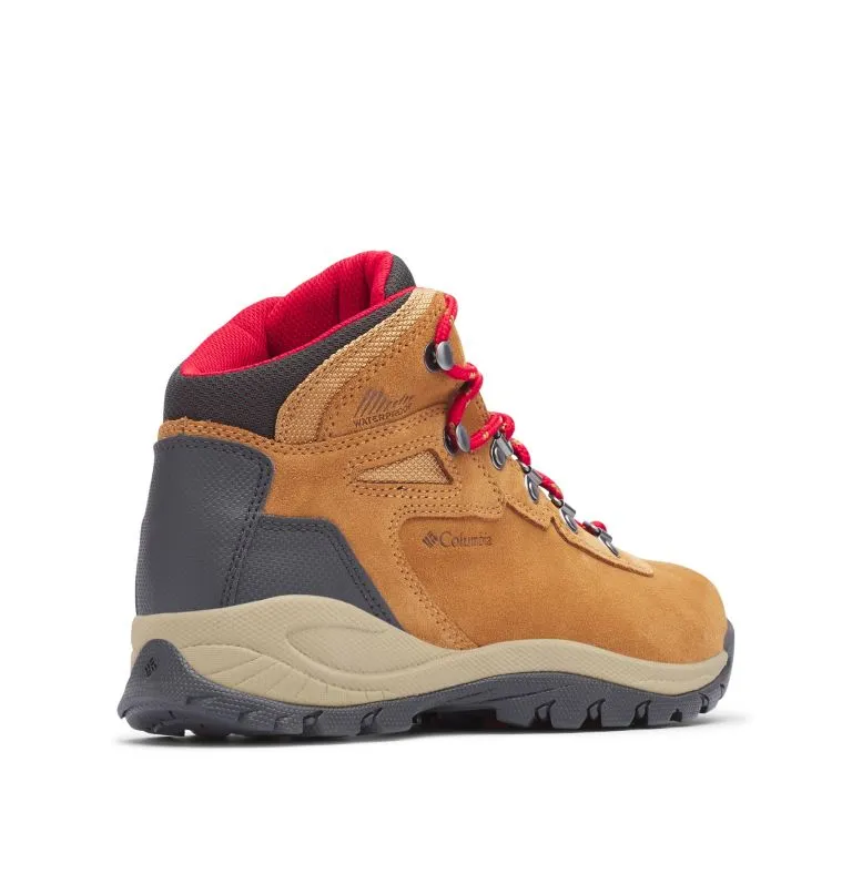 Women's Newton Ridge Plus Waterproof Amped Hiking Boot - Elk/Mountain Red