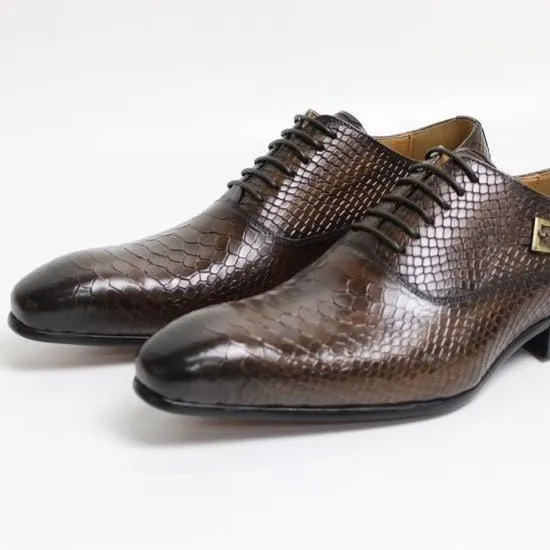 Zephyrique Croctex Lace Oxfords